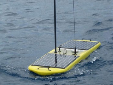 Picture of an ocean-going robot